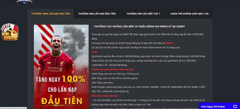 Chương trình ưu đãi 100% giá trị thẻ nạp đặc biệt hấp dẫn